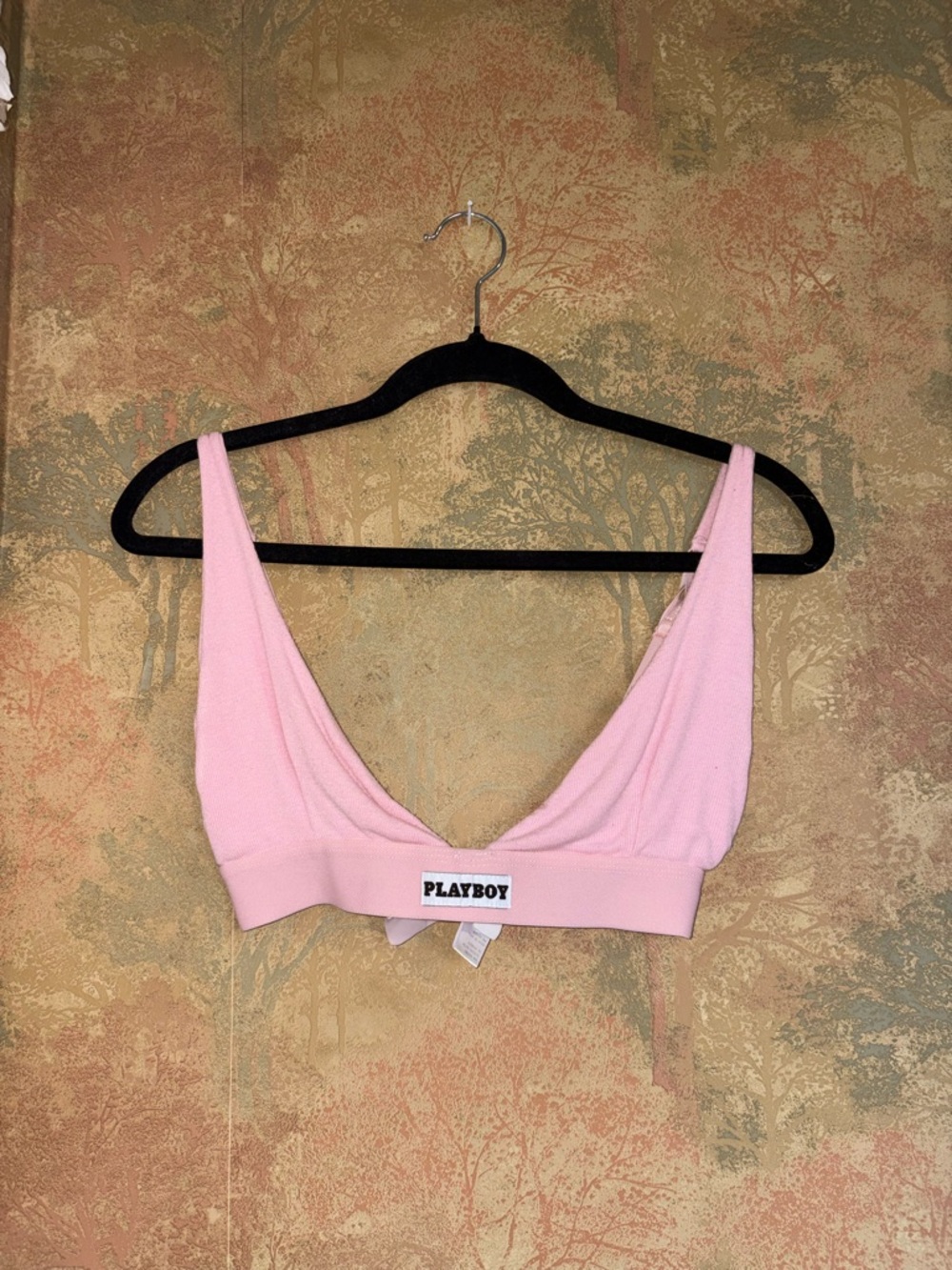 Playboy ~ Pink Ribbed Bra